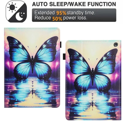 For Amazon Kindle Fire Max 11 2023 Case Pattern Leather Tablet Cover with Auto Sleep / Wake, Card Holder