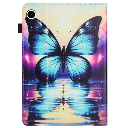 For Lenovo M10 Plus TB-X606F Case Pattern Leather Tablet Cover with Auto Sleep / Wake, Card Holder