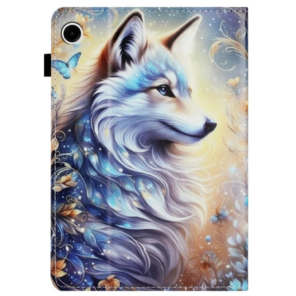 For Lenovo M10 Plus TB-X606F Case Pattern Leather Tablet Cover with Auto Sleep / Wake, Card Holder