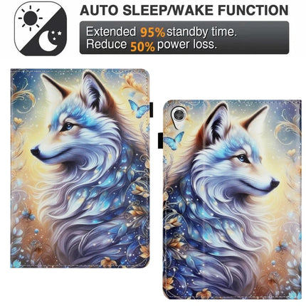 For Lenovo Tab M10 HD Gen 2 Case Pattern Leather Tablet Cover with Auto Sleep / Wake, Card Holder