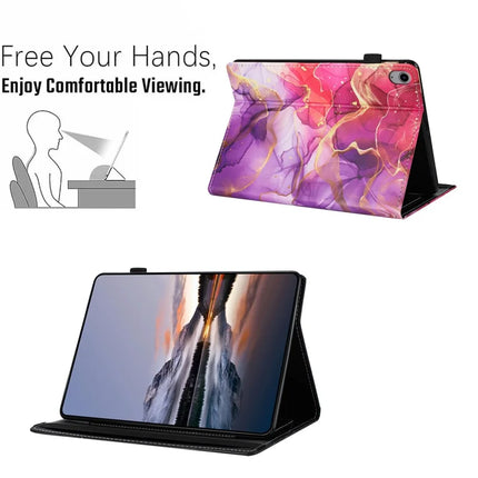 For Lenovo Tab P11 TB-J606F Case Pattern Leather Tablet Cover with Auto Sleep / Wake, Card Holder