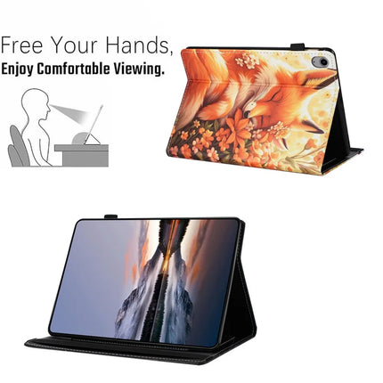 For Lenovo Tab P11 Gen 2 Case Pattern Leather Tablet Cover with Auto Sleep / Wake, Card Holder