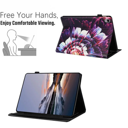 For Lenovo Tab P11 Gen 2 Case Pattern Leather Tablet Cover with Auto Sleep / Wake, Card Holder