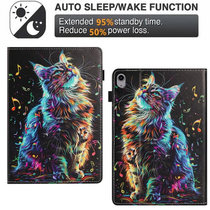 For Lenovo Tab P11 Gen 2 Case Pattern Leather Tablet Cover with Auto Sleep / Wake, Card Holder