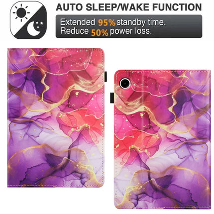 For Lenovo Tab M10 Plus (3rd Gen) Case Pattern Leather Tablet Cover with Auto Sleep / Wake, Card Holder