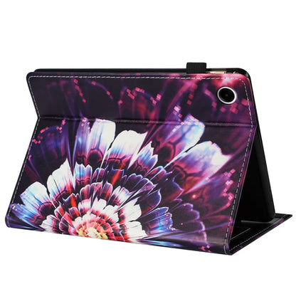 For Lenovo Tab M10 Plus (3rd Gen) Case Pattern Leather Tablet Cover with Auto Sleep / Wake, Card Holder