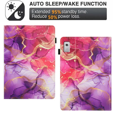For Lenovo Tab M9 Case Pattern Leather Tablet Cover with Auto Sleep / Wake, Card Holder