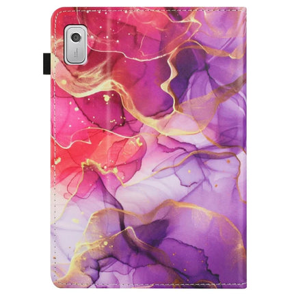 For Lenovo Tab M9 Case Pattern Leather Tablet Cover with Auto Sleep / Wake, Card Holder