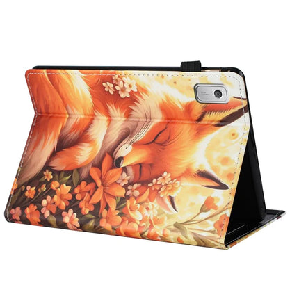 For Lenovo Tab M9 Case Pattern Leather Tablet Cover with Auto Sleep / Wake, Card Holder