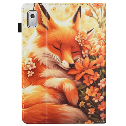 For Lenovo Tab M9 Case Pattern Leather Tablet Cover with Auto Sleep / Wake, Card Holder