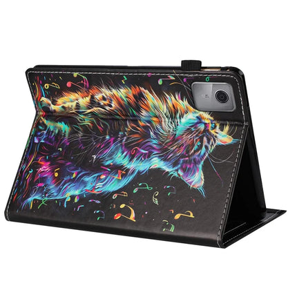 Tablet Case For Lenovo Tab M11 / Xiaoxin Pad 11 2024 Pattern Leather Cover with Auto Sleep / Wake, Card Holder