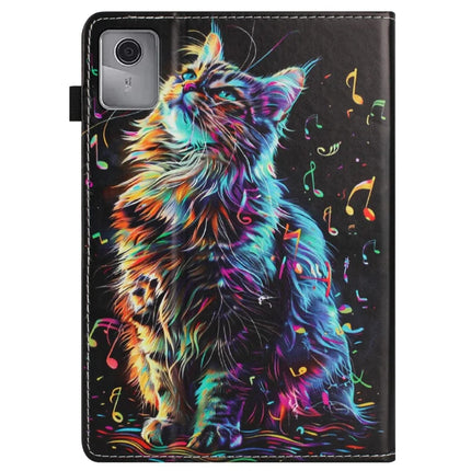Tablet Case For Lenovo Tab M11 / Xiaoxin Pad 11 2024 Pattern Leather Cover with Auto Sleep / Wake, Card Holder