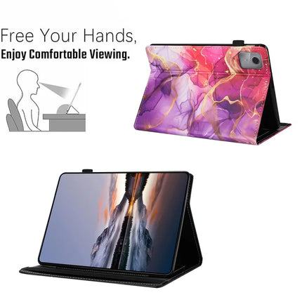 Tablet Case For Lenovo Tab M11 / Xiaoxin Pad 11 2024 Pattern Leather Cover with Auto Sleep / Wake, Card Holder