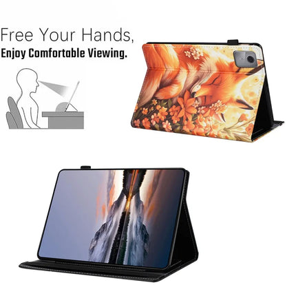 Tablet Case For Lenovo Tab M11 / Xiaoxin Pad 11 2024 Pattern Leather Cover with Auto Sleep / Wake, Card Holder