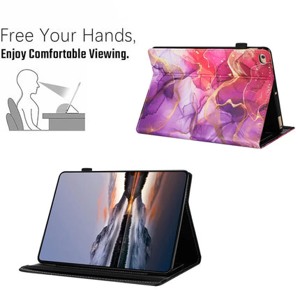 Tablet Case For iPad 9.7-inch (2018) / (2017) / iPad Air 2 / Air (2013) Pattern Leather Cover with Auto Sleep / Wake, Card Holder