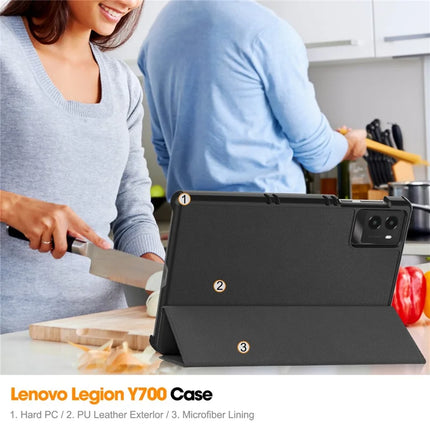 For Lenovo Legion Y700 (2025) Case Anti-Drop Leather Stand Tablet Cover