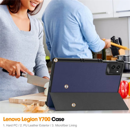 For Lenovo Legion Y700 (2025) Case Anti-Drop Leather Stand Tablet Cover