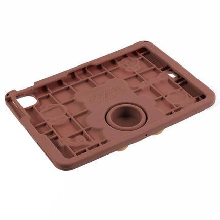 Silicone Case for iPad Air 11 (2024) / Air (2022) / (2020) / iPad Pro 11 (2024) / (2022) / (2021) / (2020) / (2018) Bear Kickstand Cover