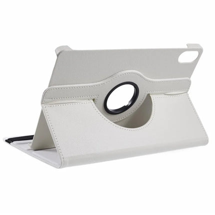 For Honor Pad X8a / Pad X9 Case Rotating Stand PU Leather+PC Tablet Cover with Elastic Band