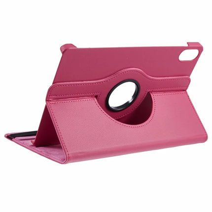 For Honor Pad X8a / Pad X9 Case Rotating Stand PU Leather+PC Tablet Cover with Elastic Band