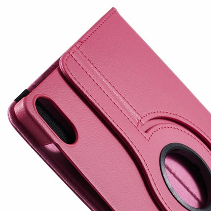 For Honor Pad X8a / Pad X9 Case Rotating Stand PU Leather+PC Tablet Cover with Elastic Band