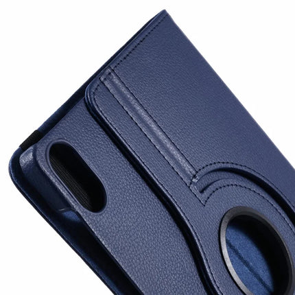 For Honor Pad X8a / Pad X9 Case Rotating Stand PU Leather+PC Tablet Cover with Elastic Band