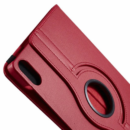 For Honor Pad X8a / Pad X9 Case Rotating Stand PU Leather+PC Tablet Cover with Elastic Band