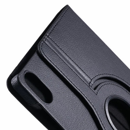 For Honor Pad X8a / Pad X9 Case Rotating Stand PU Leather+PC Tablet Cover with Elastic Band