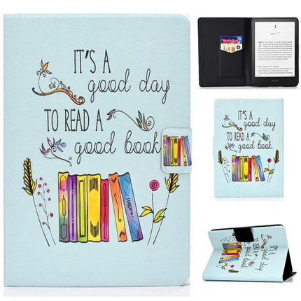 For Amazon Kindle Paperwhite (2024) Case Stand Pattern Printed Leather Cover - Colorful Book