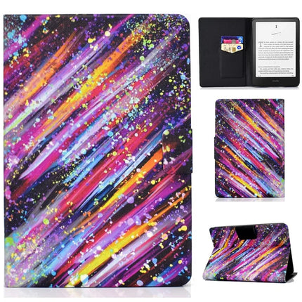 For Amazon Kindle Paperwhite (2024) Case Stand Pattern Printed Leather Cover - Shooting Star
