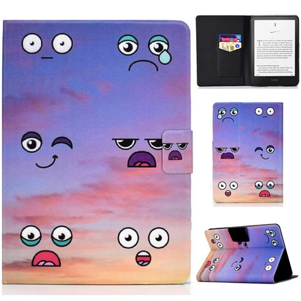 For Amazon Kindle Paperwhite (2024) Case Stand Pattern Printed Leather Cover - Emotion