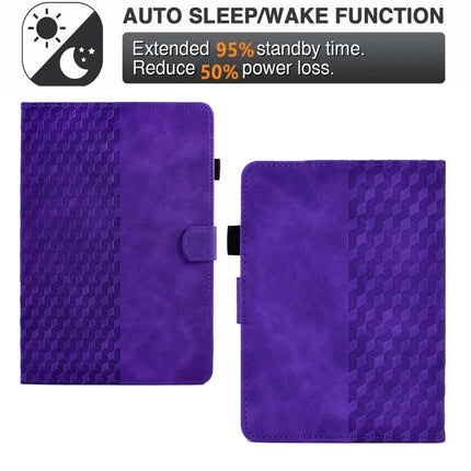 For Amazon Kindle Paperwhite (2024) Case Card Slots Leather E-Reader Cover Block Pattern