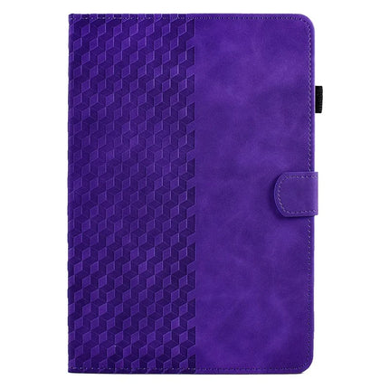 For Amazon Kindle Paperwhite (2024) Case Card Slots Leather E-Reader Cover Block Pattern
