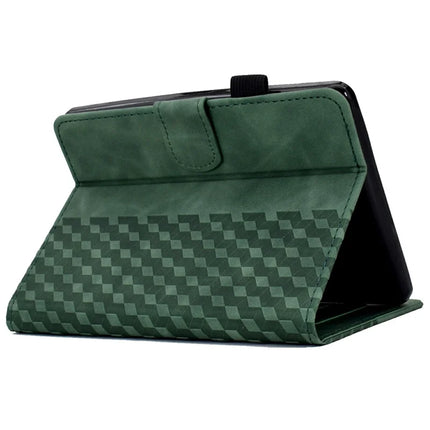 For Amazon Kindle Paperwhite (2024) Case Card Slots Leather E-Reader Cover Block Pattern