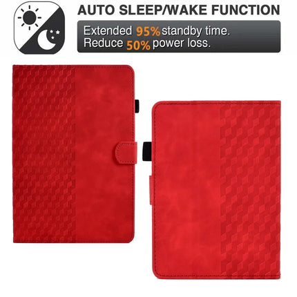 For Amazon Kindle Paperwhite (2024) Case Card Slots Leather E-Reader Cover Block Pattern