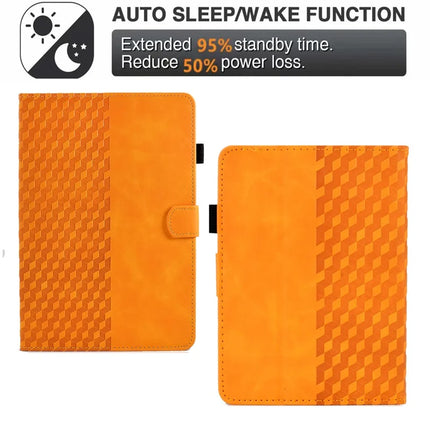 For Amazon Kindle Paperwhite (2024) Case Card Slots Leather E-Reader Cover Block Pattern