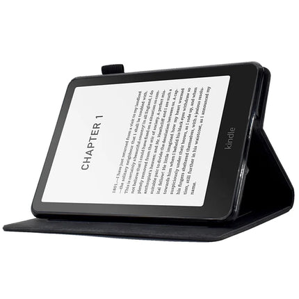 For Amazon Kindle Paperwhite (2024) Case Flower Butterfly Imprinted Card Slots Leather Cover