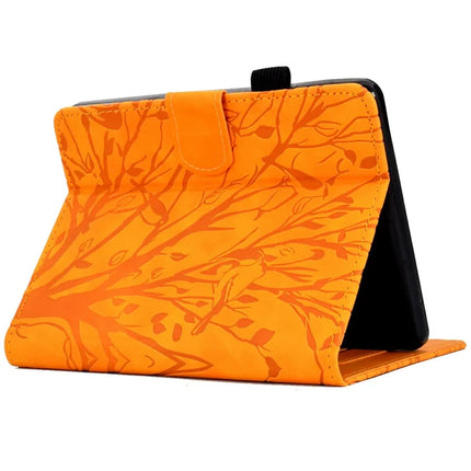 For Amazon Kindle Paperwhite (2024) Leather Case Tree Pattern Card Slots Stand E-Reader Cover