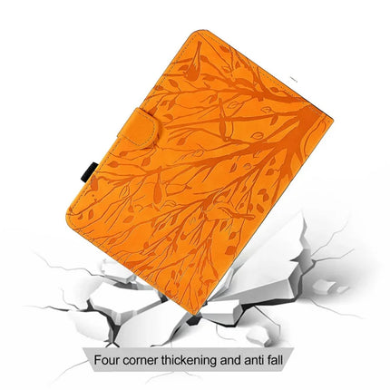 For Amazon Kindle Paperwhite (2024) Leather Case Tree Pattern Card Slots Stand E-Reader Cover