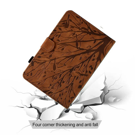 For Amazon Kindle Paperwhite (2024) Leather Case Tree Pattern Card Slots Stand E-Reader Cover