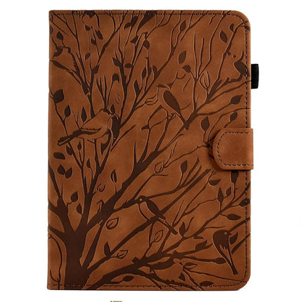 For Amazon Kindle Paperwhite (2024) Leather Case Tree Pattern Card Slots Stand E-Reader Cover