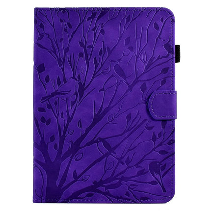 For Amazon Kindle Paperwhite (2024) Leather Case Tree Pattern Card Slots Stand E-Reader Cover