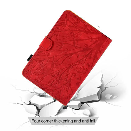 For Amazon Kindle Paperwhite (2024) Leather Case Tree Pattern Card Slots Stand E-Reader Cover