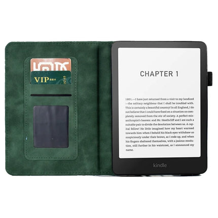 For Amazon Kindle Paperwhite (2024) Leather Case Tree Pattern Card Slots Stand E-Reader Cover