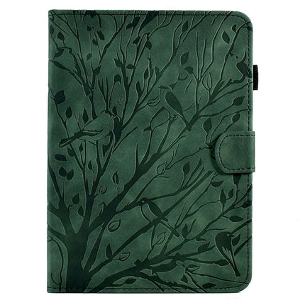 For Amazon Kindle Paperwhite (2024) Leather Case Tree Pattern Card Slots Stand E-Reader Cover