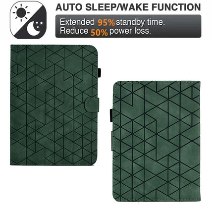 For Amazon Kindle Paperwhite (2024)) Case Card Slots Stand Rhombus Auto Wake / Sleep Leather E-Reader Cover