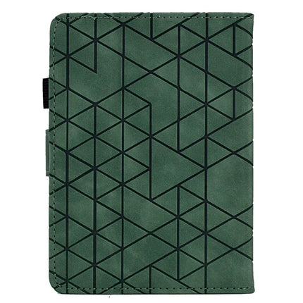 For Amazon Kindle Paperwhite (2024)) Case Card Slots Stand Rhombus Auto Wake / Sleep Leather E-Reader Cover