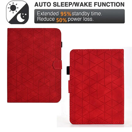 For Amazon Kindle Paperwhite (2024)) Case Card Slots Stand Rhombus Auto Wake / Sleep Leather E-Reader Cover