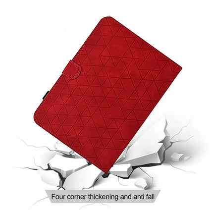 For Amazon Kindle Paperwhite (2024)) Case Card Slots Stand Rhombus Auto Wake / Sleep Leather E-Reader Cover
