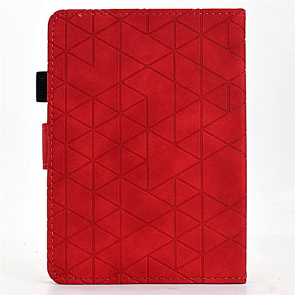 For Amazon Kindle Paperwhite (2024)) Case Card Slots Stand Rhombus Auto Wake / Sleep Leather E-Reader Cover